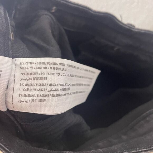 Abercrombie & Fitch Black Distressed Simone High Rise Ankle Skinny Jeans - Picture 7 of 7